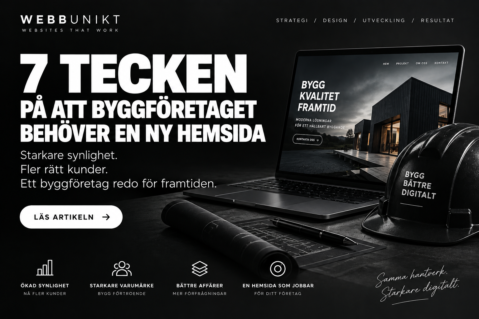 tecken på att företag behöver ny hemsida