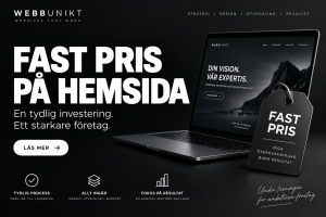 hemsida fast pris 2026