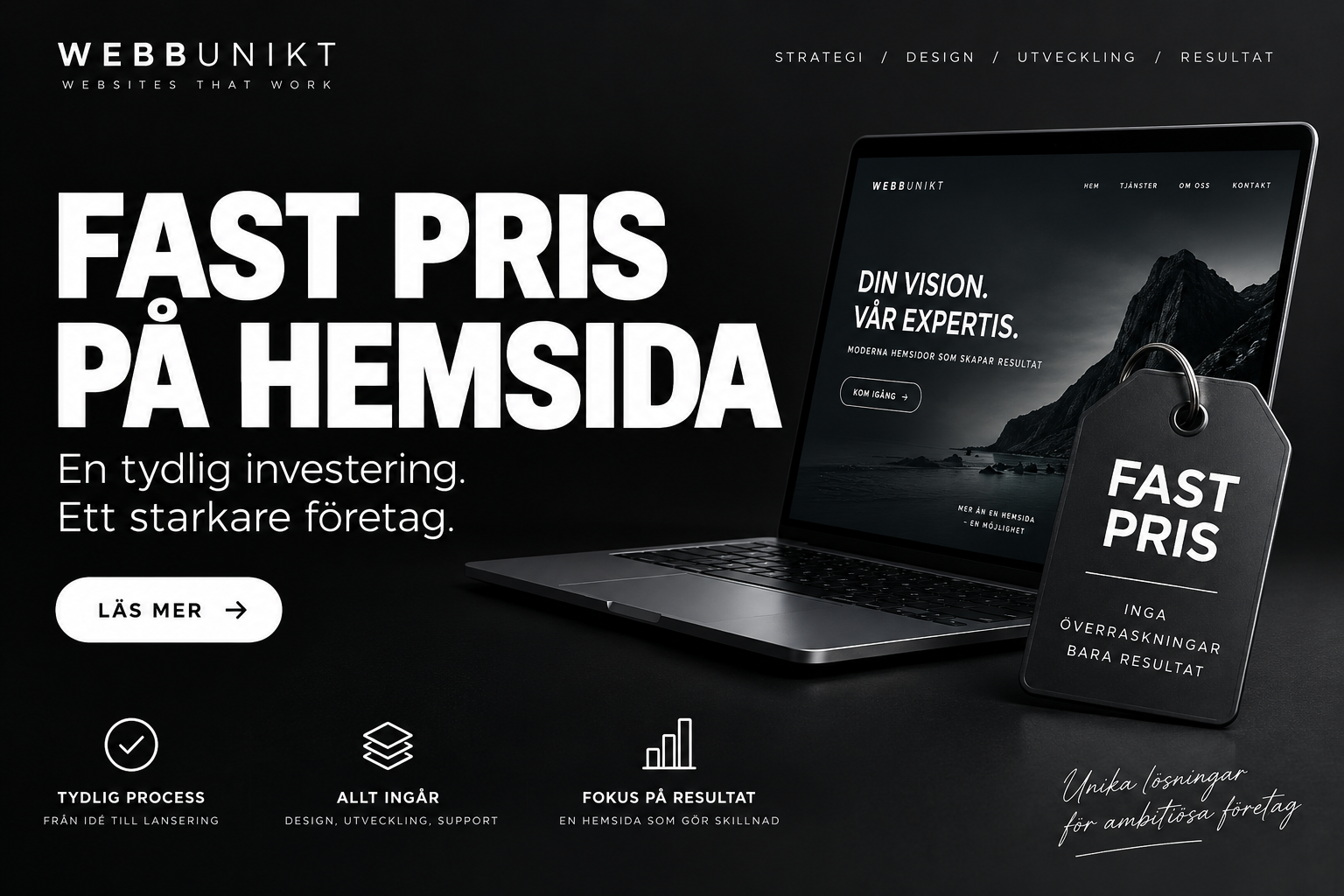 hemsida fast pris 2026